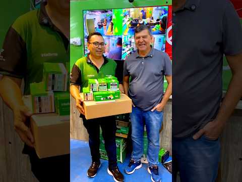 Cliente veio do interior de SP da cidade Fernandópolis-sp comprar sistema de segurança comigo