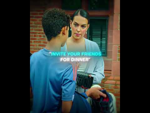 The way Georgina can't be angry on her son