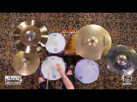 Used Sabian 16" AAX X-Plosion Fast Crash Cymbal - Brilliant - 893g (U11687XB-1062117H)