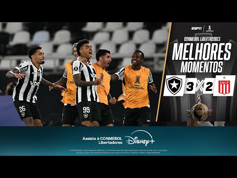 BOTAFOGO vence o ESTUDIANTES com GOLAÇO no fim e segue vivo na Libertadores | Melhores Momentos