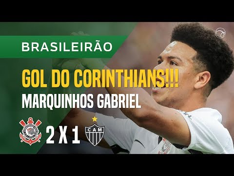 GOL (MARQUINHOS GABRIEL) - CORINTHIANS X ATLÉTICO-MG - 26/11 - BRASILEIRÃO 2017