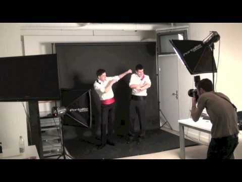 Photoshooting mit dem Zauberduo Domenico