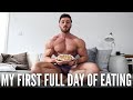 The Hardbody Shredding Diet | FULL DAY OF EATING Brandon Harding