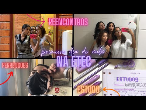 como é o PRIMEIRO DIA DE AULA na ETEC - vlog | Rhaissa Santos
