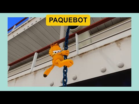 FIPA FVV #51 PAQUEBOT (with Bonus Word), Garfield, French Video Vocabulary