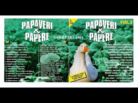 TUTTO SANREMO 1964 - 1^ ESECUZIONE - E SE DOMANI - CANTA FAUSTO CIGLIANO -