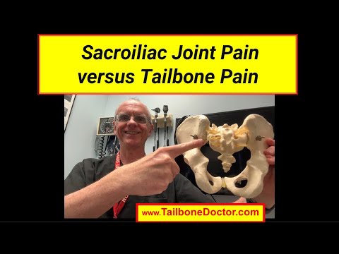 Sacroiliac Joint Pain versus Coccyx Pain: SI Joint Pain versus Tailbone Pain