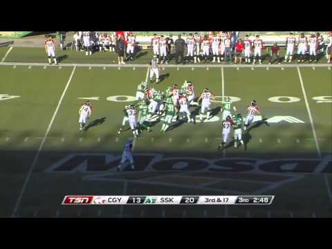 CFL Recap: Calgary 25, Saskatchewan 30 - September 23, 2012