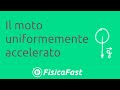 Il moto uniformemente accelerato