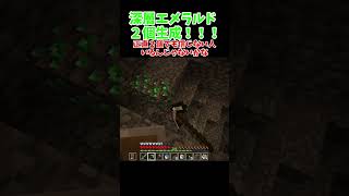 【マイクラ】とんでもないもの見つけた！ #マイクラ #深層エメラルド #java版