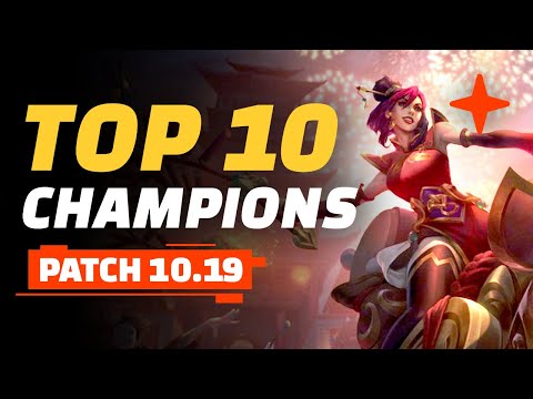 Top 10 Champions - Teamfight Tactics Patch 10.19
