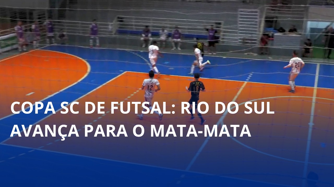 Copa SC de futsal: Rio do Sul avança para o mata-mata