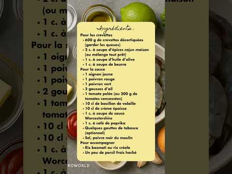 🍤 Crevettes cajun façon Louisiane — The Gastroworld Edition 