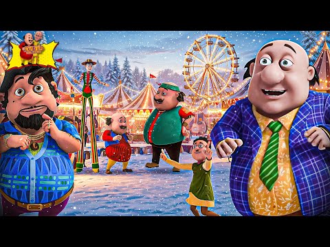 Motu Patlu Ka Chritmas Celebration Hungama | Carnival In Jungfraujoch | Motu Patlu | Kiddie Land