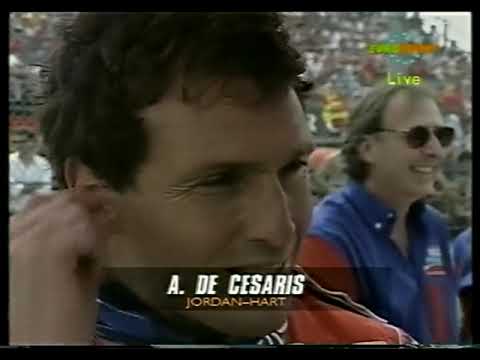 Andrea de Cesaris interview (1994 San Marino Grand Prix)