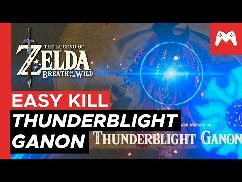 THUNDERBLIGHT GANON EASY KILL! How to kill Divine Beast Vah Naboris | Breath of the Wild