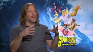The Spongebob Movie: Sponge Out Of Water: Director Paul Tibbitt Official Interview | ScreenSlam video