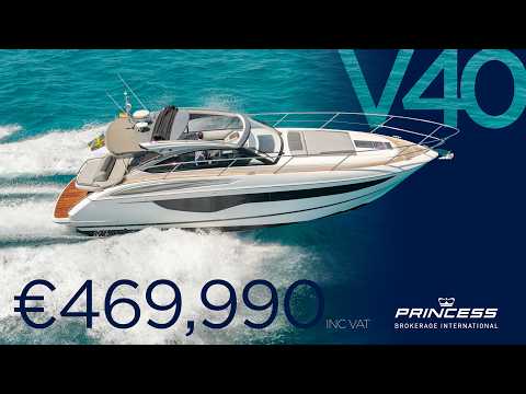 2018 Princess V40 'Sunshine'  FOR SALE NOW in Palma, Mallorca