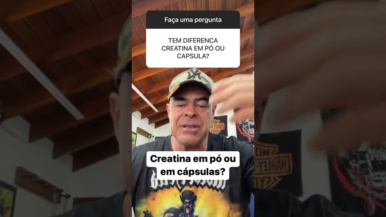 CREATINA EM PÓ OU EM CAPSULAS