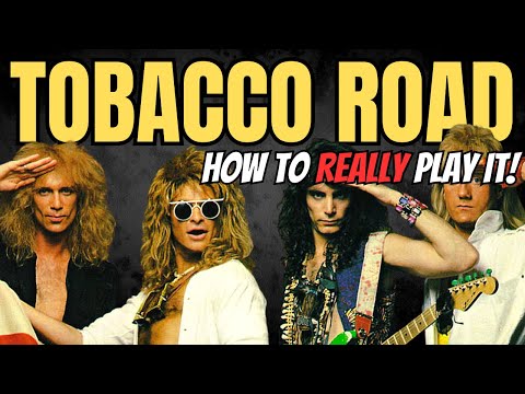 David Lee Roth - Tobacco Road - How to REALLY Play The Riff (w/TAB) - #masterthatriff  #150