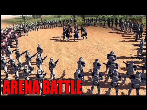 ALL Clone Trooper Legions ARENA BATTLE! - Men of War: Star Wars Mod Battle Simulator