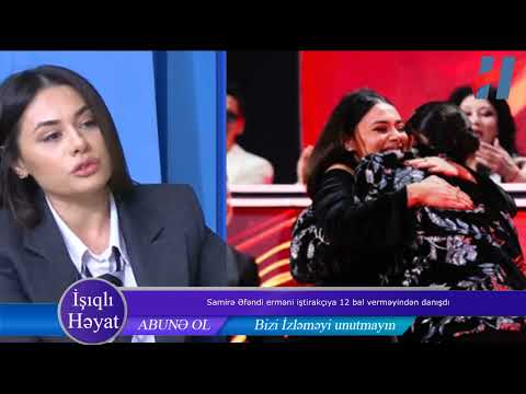 Samirə Əfəndi erməni iştirakçıya 12 bal verməyindən danışdı: "Peşman deyiləm"