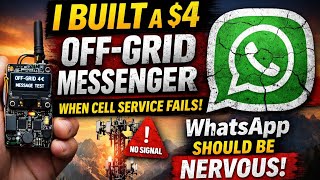 Download lagu I Built a $4 Off-Grid Messenger That Works When Cell Service Fails – WhatsApp Should Be Nervous mp3