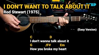 Download lagu I Don't Want to Talk About It - Rod Stewart (1975) - Easy Guitar Chords Tutorial with Lyrics mp3 Download lagu I Don't Want to Talk About It - Rod Stewart (1975) - Easy Guitar Chords Tutorial with Lyrics mp3