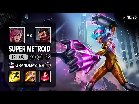 Super Metroid Vi Jungle vs Graves - NA Grandmaster Patch 10.25