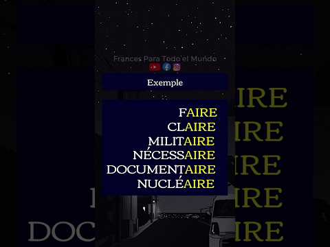 Pronunciation Tip | Quick and Easy French