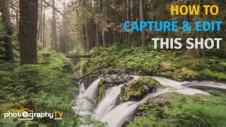 How to Capture and Edit this awesome waterfall photo at Sol Duc Falls