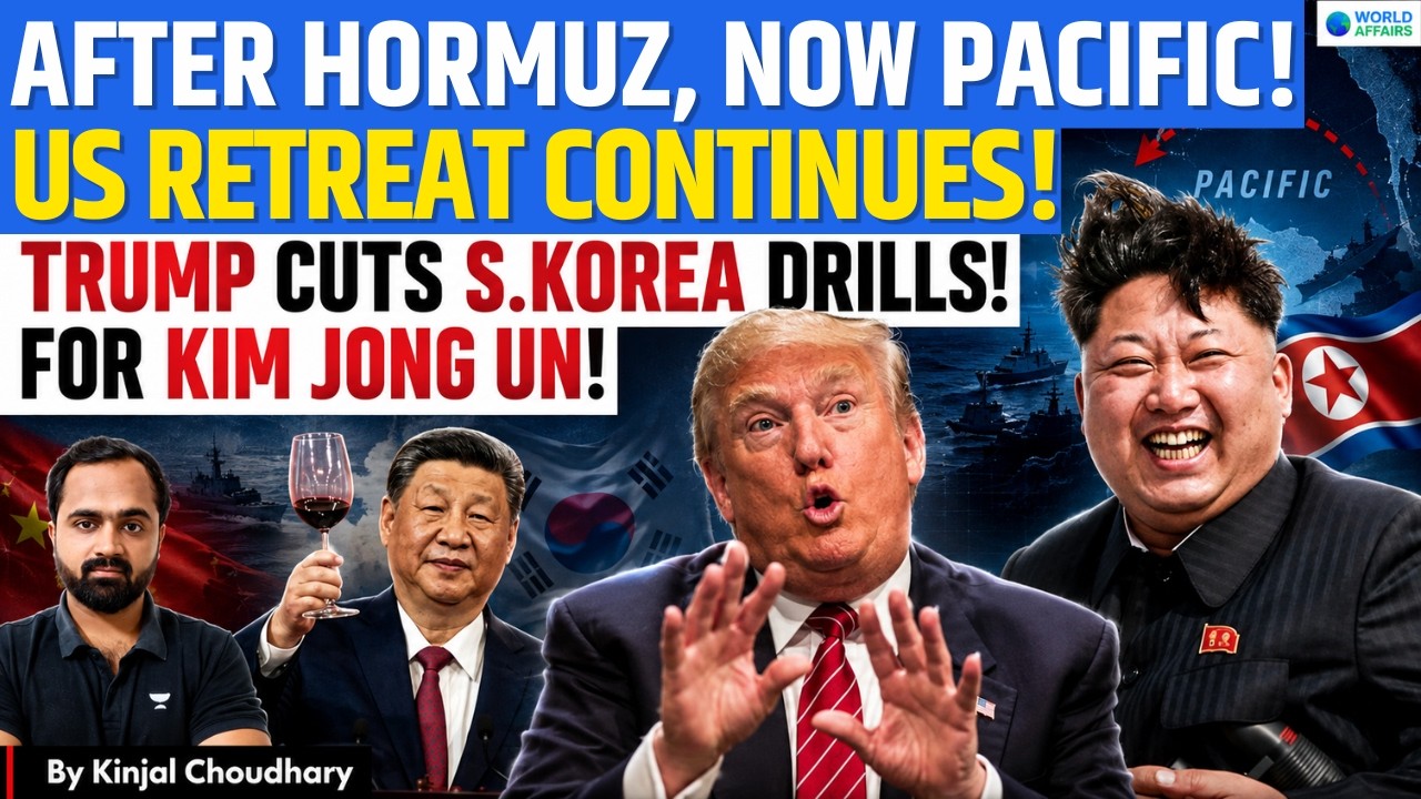 US Retreat From Pacific? Trump Cuts South Korea Ulchi War Games After Kim Jong Un Warning! | Kinjal