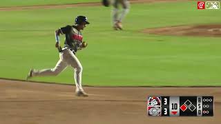 Brayan Buelvas' walk off homer for Lansing Lugnuts!