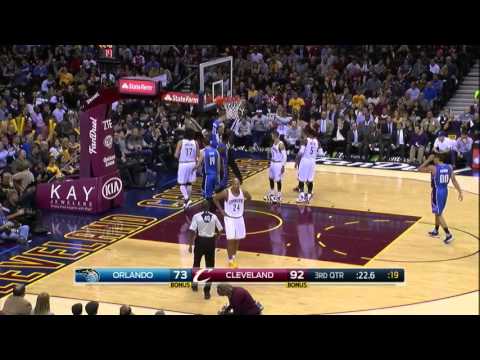 Mario Hezonja vs Cleveland Cavaliers 23.11.2015 (3Pts)