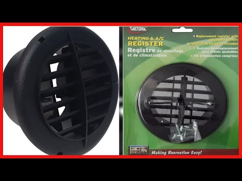 Valterra Rotating/Dampered Heating & A/C Register: Control Your Comfort with Ease