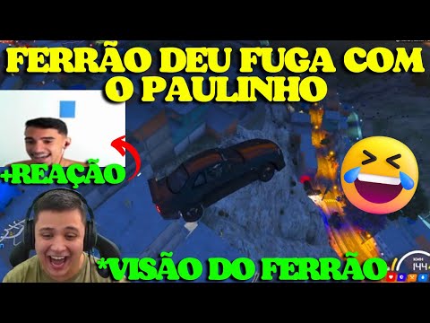 A glimpse of Ferrão escaping with Paulinho! 😂
