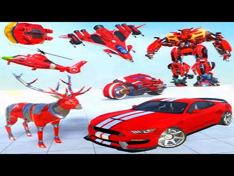 Grand Multi Robot Transform Jet War: Multiple Robot Transformation Game 21 #2 - Android Gameplay