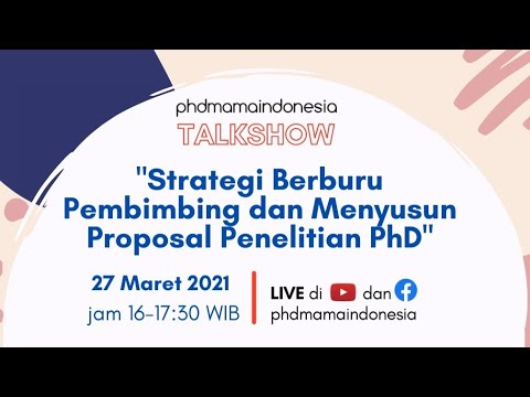 Strategi Berburu Pembimbing dan Menyusun Proposal Penelitian PhD