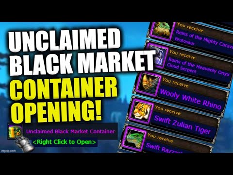 Unclaimed Black Market Container Opening #44! Worth It?! WoW Dragonflight