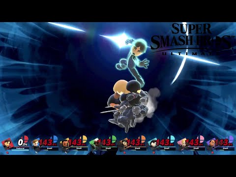 Super Smash Bros Ultimate 8 Player Final Smash Mii Brawler