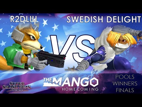 The Mango Homecoming - R2DLiu (Fox) VS Swedish Delight (Sheik) - SSBM - Pools - Winners Finals