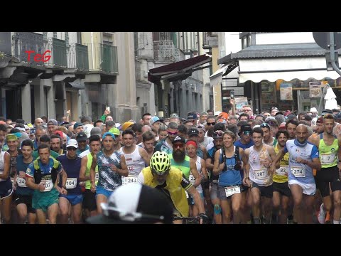 Corsa in montagna Ivrea-Mombarone 2023 - partenza