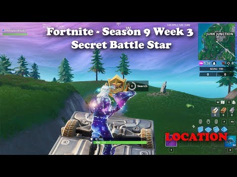 Fortnite - Season 9 - Week 3 - Secret Battle Star LOCATION