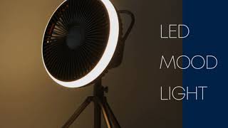 비트엠 Newsync BP100 스윙 충전 선풍기 (그린)_동영상_이미지