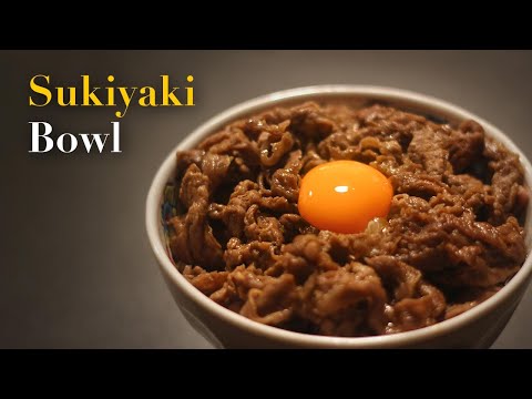 What you need is Just Beef & Egg | The Simplest Sukiyaki Bowl | Japanese Recipes