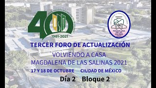 SoMeMagSal - 3er Foro - Día 2 - Bloque 2 - Artrodesis de tobillo con injerto de peroné