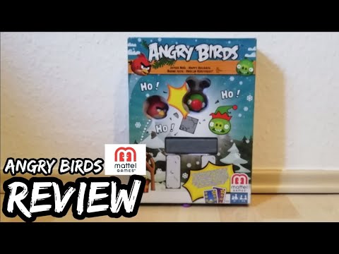 Angry Birds Mattel Happy Hollidays 2013 Set Review.