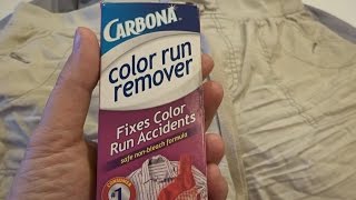 Product Review: Carbona Color Run Remover