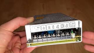 Mean Well RQ-125C Spínaný zdroj uzavřený čtyřhladi