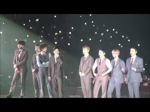 180602 EXO(엑소)- First Ment@The EℓyXiOn in HongKong Day1[fancam]